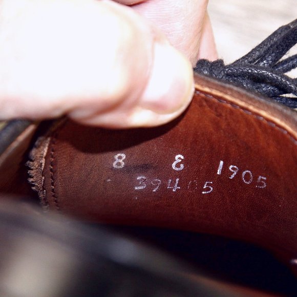 Allen Edmonds CLARK STREET 8 E Wide Dainite * new Flannel Bags (add $15 Trees) main image 9